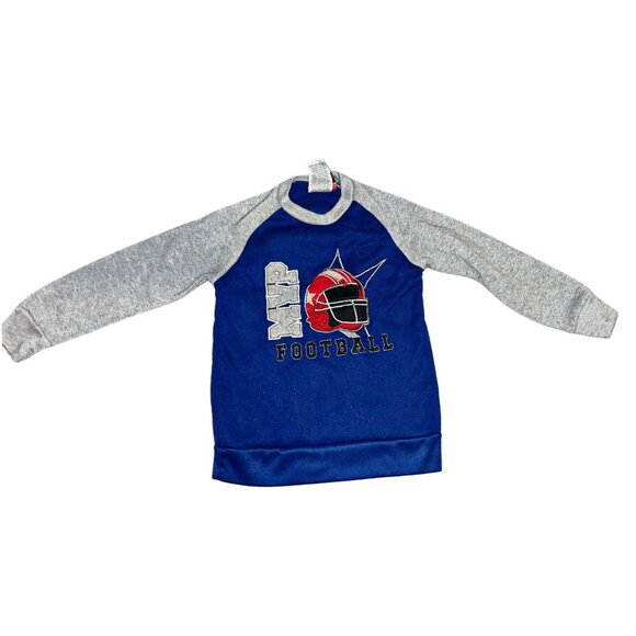 Vintage Tuff Guys MVP 4T Boys Football Helmet Crewneck Pull Over - Picture 1 of 3